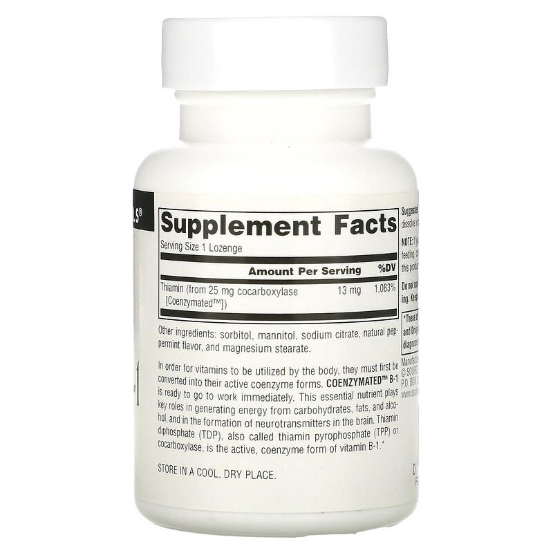 Coenzymated B-1, 60 Lozenges