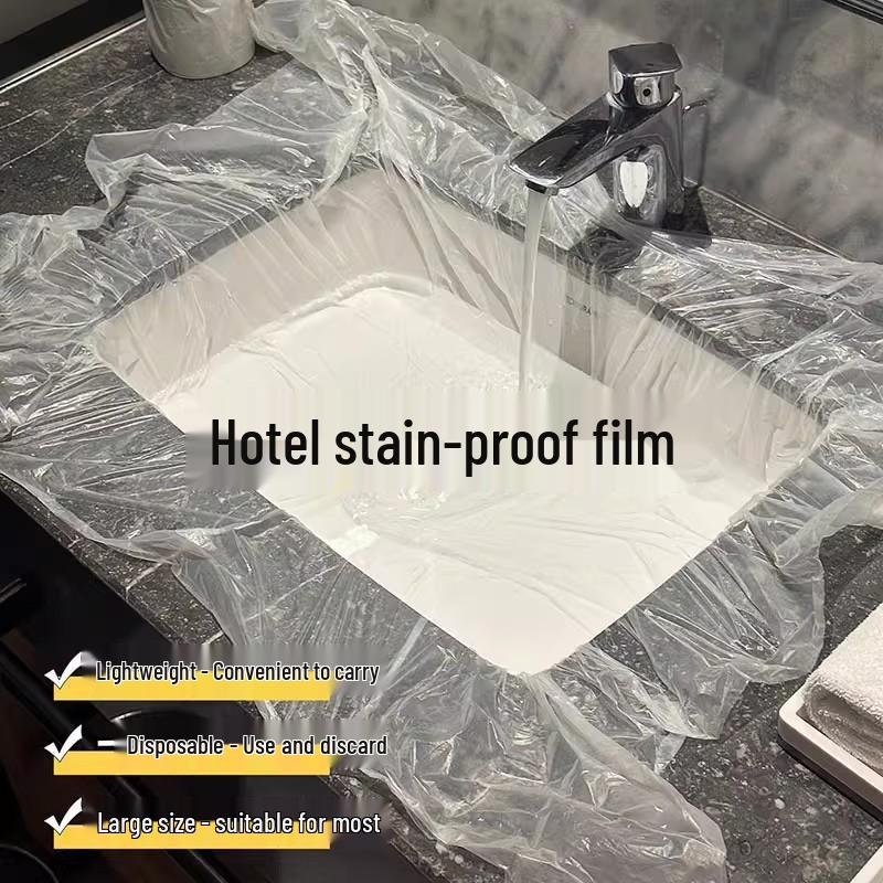 Portable Disposable Washbasin & Laundry Bag - Ideal for Travel, Hotels & Business Trips 100x140cm (10 sheets/bag)