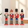 Traditioneller 30cm Holz Nussknacker Soldat Ornamente Dekorationen