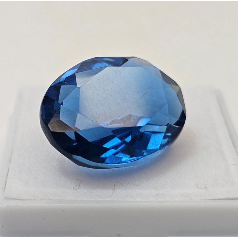 Stunning Blue Tanzanite Making Ring Natural Oval Cut 12 Ct Certified Gemstone