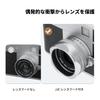 JJC Fujifilm Lens Hood and Lens Cap for Fujifilm Compatible with Matte Lens Includes Silver X-Half X-Half (X-HF1) - F-XHFUV Filter, Surface,