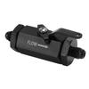 Car Fuel Shut Off Valve AN6 Fitting Flow Control Aluminum Alloy Black Rustproof Universal
