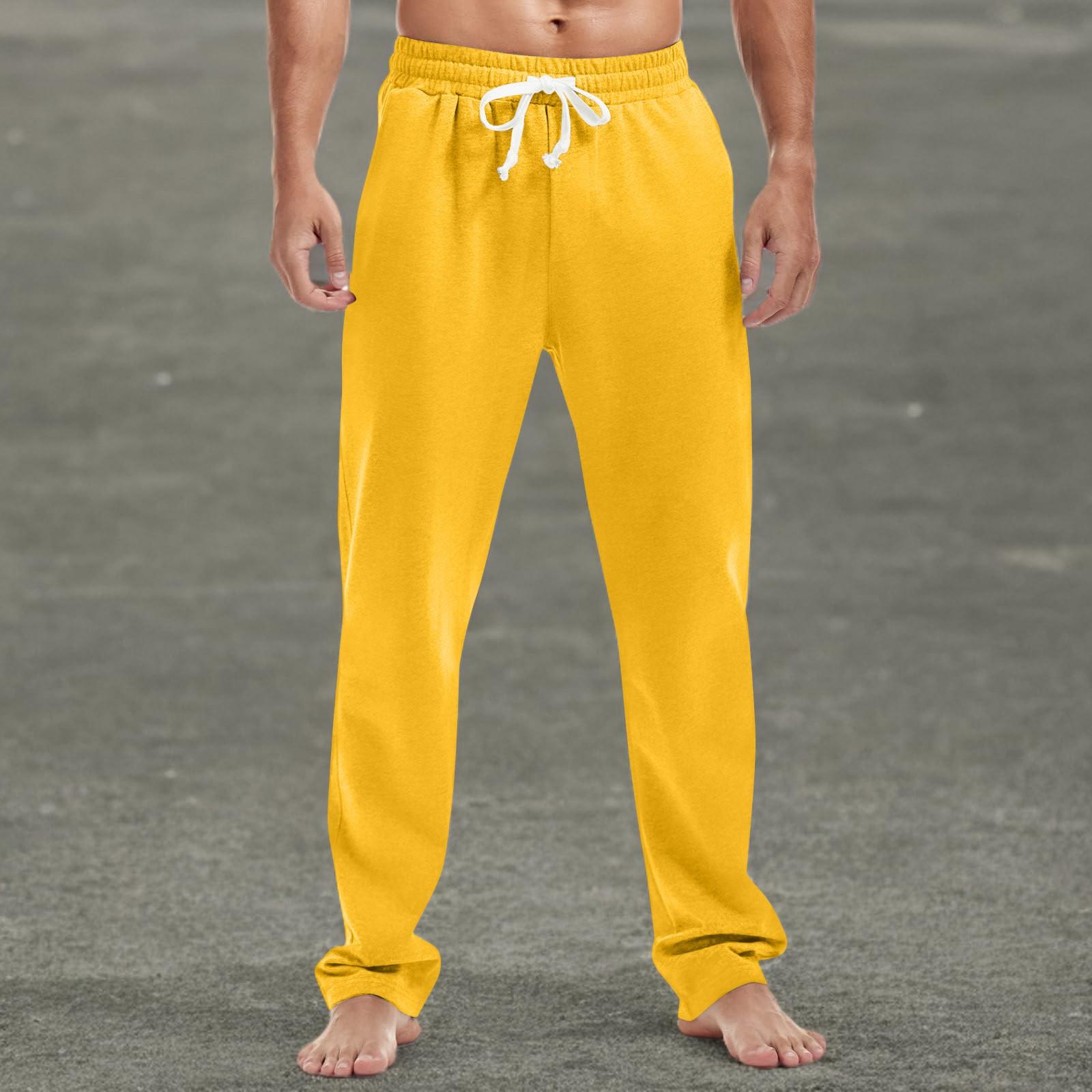 

Men s Fashion Printed Straight Casual Jogging Pants With Pockets XL