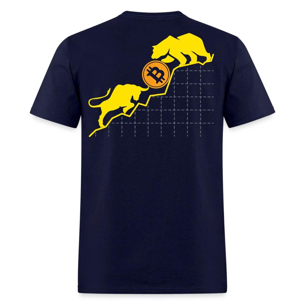 Bitcoin shirt BTC HODL Bull Run Fight Bear Market Crypto T-Shirt [BackPrintOnly] S