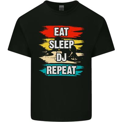 Eat Sleep DJ Repeat DJing Music Unisexs Light Cotton TShirt