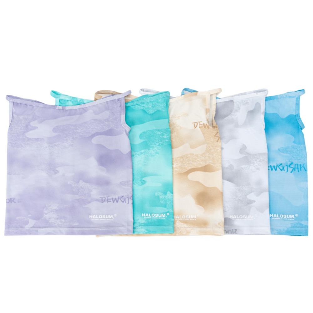UV Protection Sunshade Veil Face Cover Ear Hanging Ice Silk Face Mask Sunscreen Face Mask  Fishing
