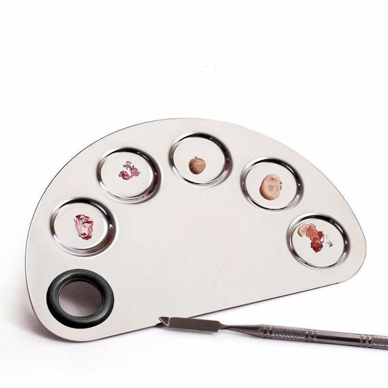Cosmetic Stainless Steel Makeup Face - Stainless Steel Makeup Spatula Cosmetic Stainless Steel Makeup Face - Stainless Steel Makeup Spatula