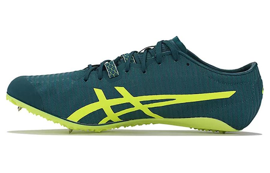Asics SonicSprint Elite2 Cushioning, Wear Resistant Low Top Running Shoes Unisex Green Yellow 1093A031-300