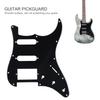 Quality 11 Holes Electric Guitar SSD Pickguard Accessory for ST SQ SSH Guitars(Black)