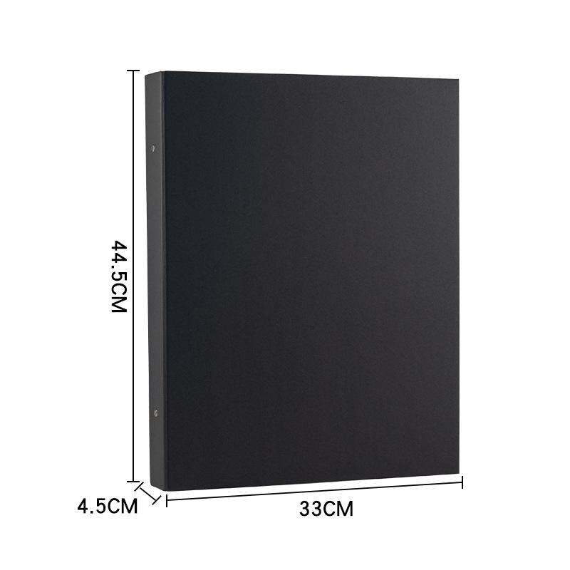 Uau A3 Grande Portfólio de Arte com Folhas Soltas em Papel Kraft com Logotipo Personalizado para Armazenamento de Obras de Arte de Estúdio ou Aula