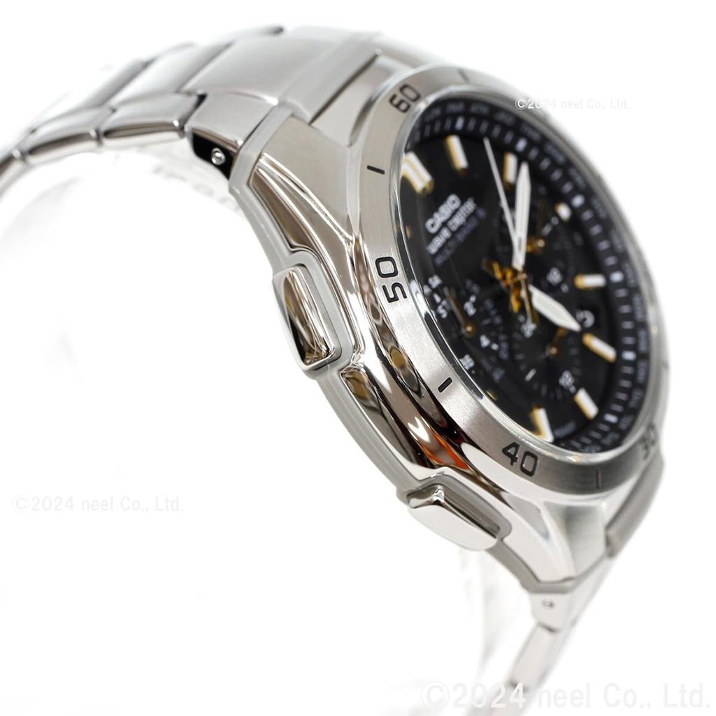 Casio Wave Ceptor WVQ-M410DE-1A3JF Herren Silber Solar Funkuhr (Offizielles japanisches Produkt)