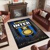 Inter Milan Personalized Name Carpet Design for Kitchen Playrooms Decorate room Dormitory Anti-slip Rug Anime Office Decor Best for Christmas