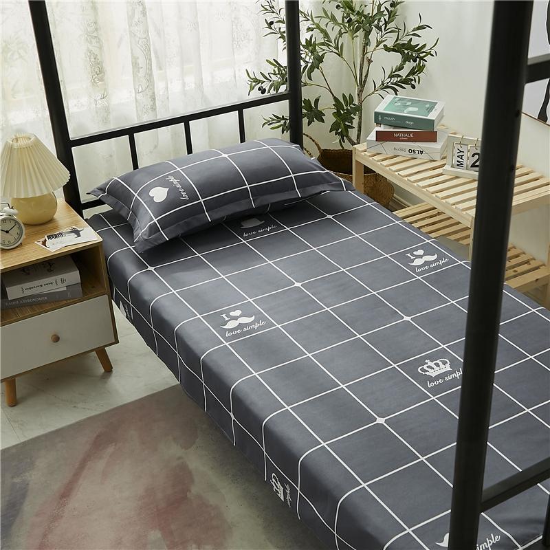 Bed Top Sheet for Single,Modern Soft Polyester Flat Sheet,Home Bed Linens,Kids Adult Student Dormitory Bedspread