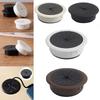 60MM Desk Cord Grommet Wire Hole Cover Line Outlet Port Threading Box Cover Cable Passing Box Office Table Cable Organizer