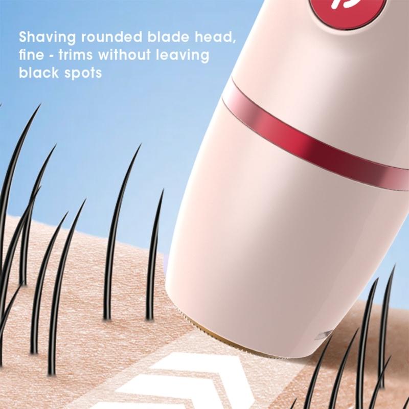 Electric Face Hair Removers Hair Removal Device Face Trimming Tool Washable Device with Digital Screen for Easy Use