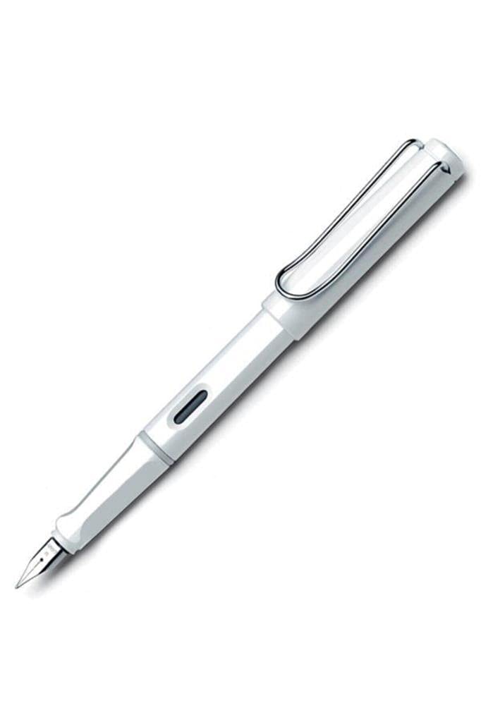 

LAMY Safari Fountain Pen White Red Clip белый