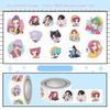 500Pcs/Roll Anime KPop Demon Hunters Stickers Demon Hunters Tiger DIY Scrapbooking Phone Luggage Skateboard Waterproof