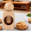 Nutcracker Wood Walnut Cracker Labor-saving Healthy Walnut Sheller Easy Grip Nut Opener Kitchen Walnut Gadget