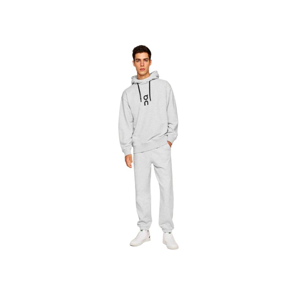 Auf Run Club Hoodie Logo Print Pullover Sweatshirt Herren Hoodies Meteor-Grau 1ME10031756