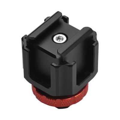 Staffa adattatore per pattino freddo Lega di alluminio leggera con estensione per supporti per pattino freddo per DSLR ILDC