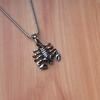 Collier avec pendentif vintage, Collier avec pendentif scorpion, Pendentif pour homme à la mode et polyvalent, Un cadeau pour mon petit ami