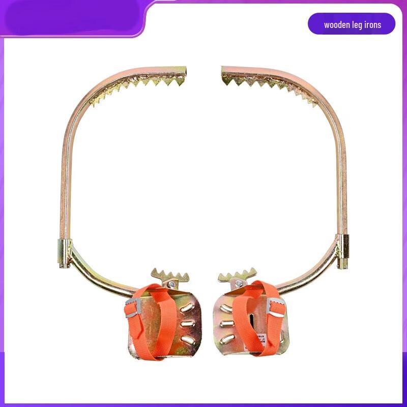 WEZHO Utility Pole Climbing Foot Grips with Safety Harness