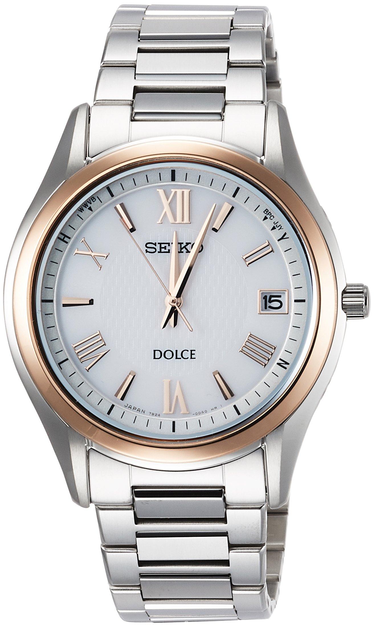 

[Seiko Watch] Dolce Solar Radio Titanium Model White Dial SADZ200 Чоловіче срібло