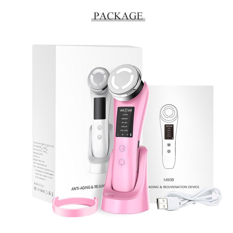 Electronic Beauty Instrument Household Facial Temperature Lifting Pore Cleaner Face Washing Cleansing Introducer