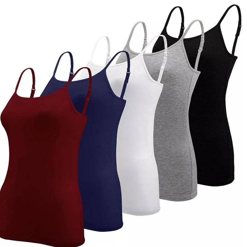 Women's Modal Camisole One-Piece Base Layer Long Top