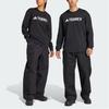 adidas Terrex Xperior Dwr Cargo Outdoor Hiking Solid Color Loose Fit Sports Pants Unisex Pants Black JJ3367