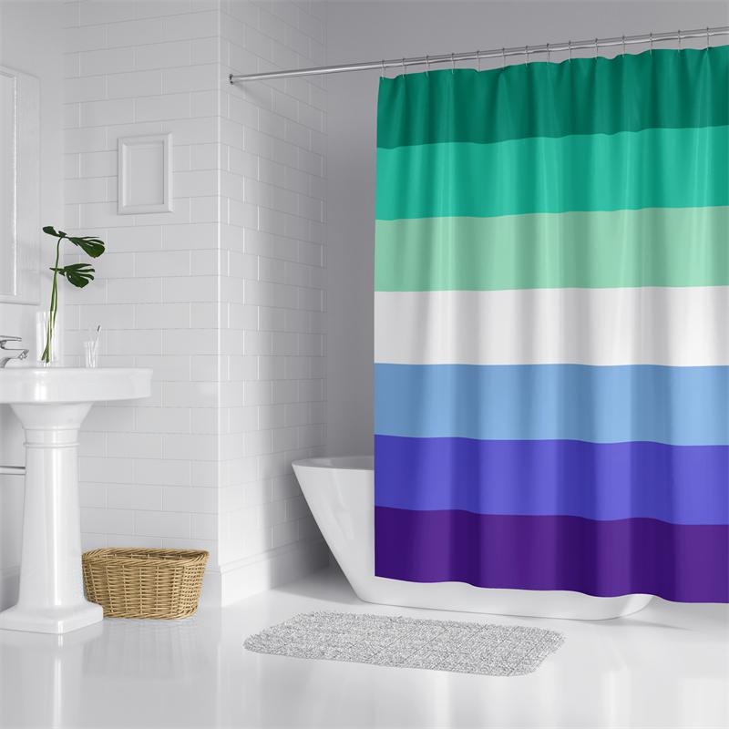 

Aertemisi Mlm Vincian Pride Men Loving Men Gay Flag Rainbow Lgbt Shower Curtain Set With Grommets And Hooks For Bathroom Decor W60H190(CM)-1 Pcs