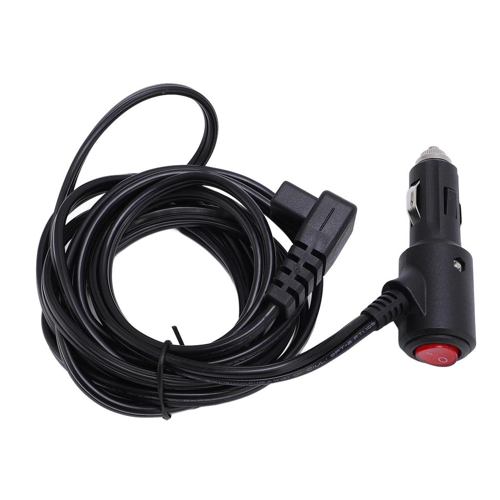 Car Refrigerator Charger for Freezer with Red Switch Indicator RV Supplies 3meter Long