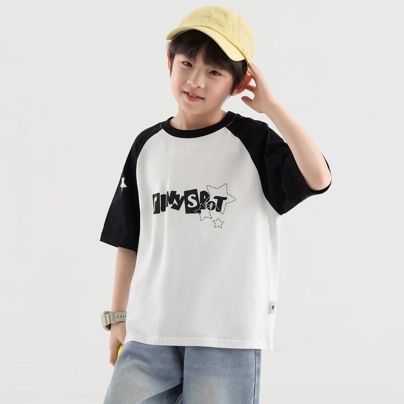 Duoduojia Boy's Cooling Printed Cotton T-Shirt