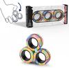 Magnetické Kroužky Fidget Hračka Sada Magnetů pro Dospělé Fidget Magnety Kroužky Spinner Fidget Balení Skvělý Dárek pro Dospělé Teenagery Děti (3KS)