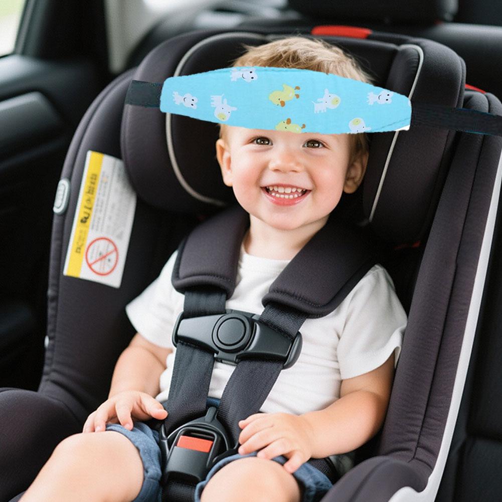Popruh pro podporu miminka v autě Polohovač spánku pro batole Nastavitelná podpora Zapínání Dětské auto Bezpečnostní polštářek pro miminko P0d2