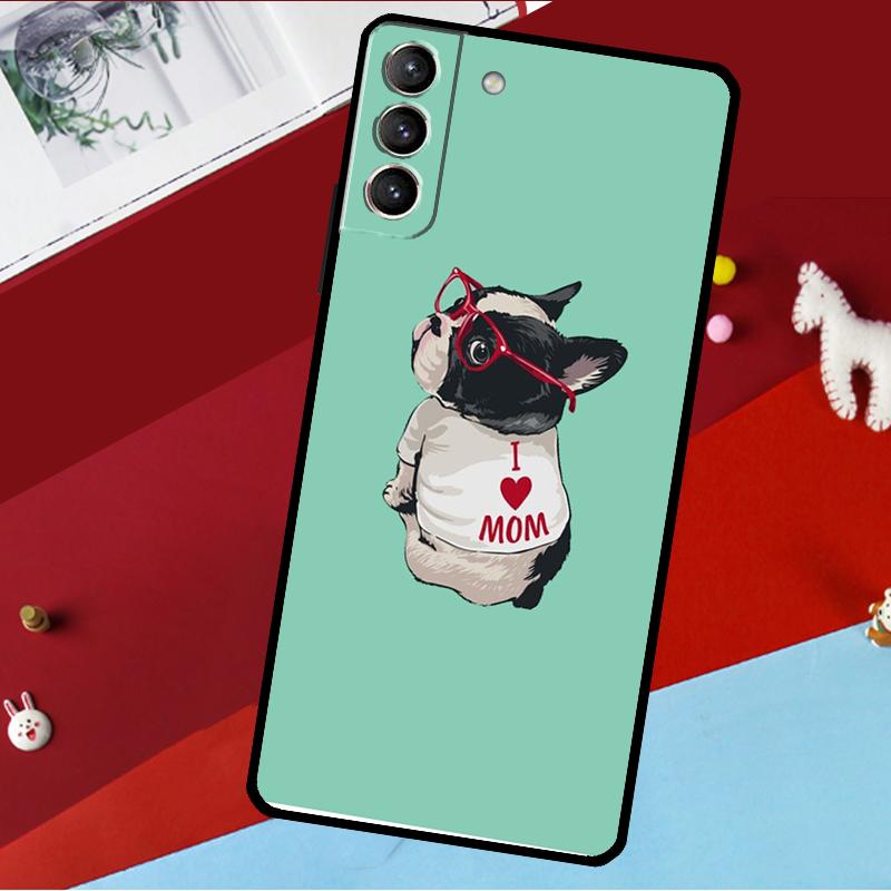 Boston Terrier Dog Funda For Samsung Galaxy S25 S23 S22 S20 S24 Ultra S9 S10 Plus S21 FE S25 FE Phone Case