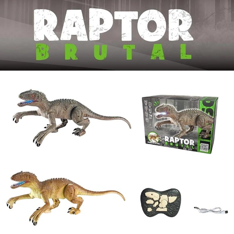 Large Size Remote Control Dinosaur Toy For Boys Wholesale Tyrannosaurus Rex Model With Articulated Joints And Light-up Features Plastic Material