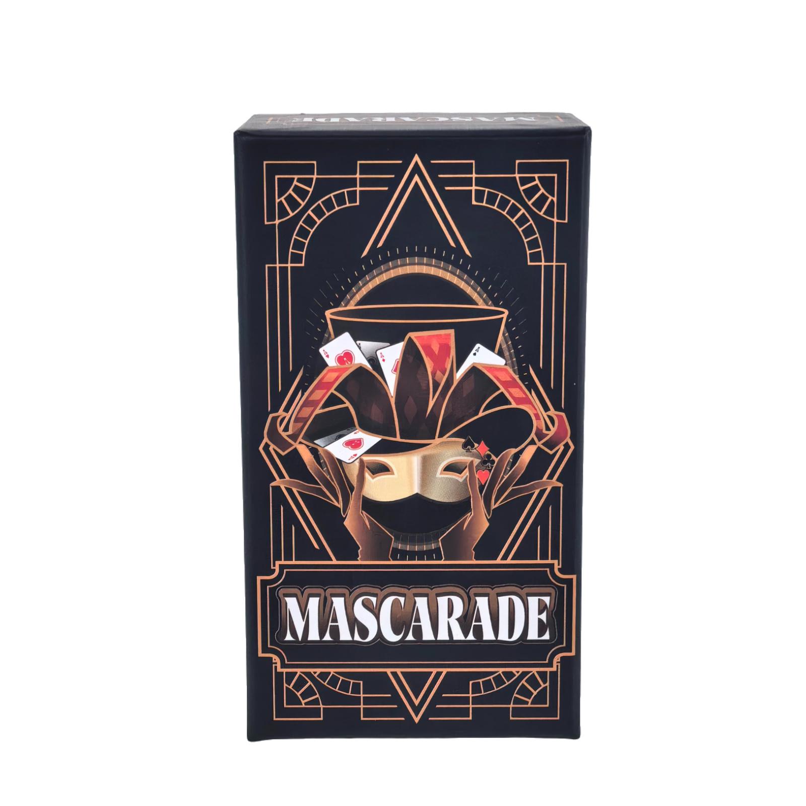 Настольная игра для вечеринки MASCRADE 4-12 игроков Двуязычная Стратегические игры для праздничного сбора семьи и друзей