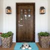 Custom Happy Bearded Collie Dog Doormat Mat Anti-Slip Pet Animal Bath Kitchen Bedroom Rug Carpet 40*60cm