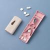 1pc Mini Useful Portable Medicine Pill Holder Tablet Cutter Splitter  Case Storage Box Divider