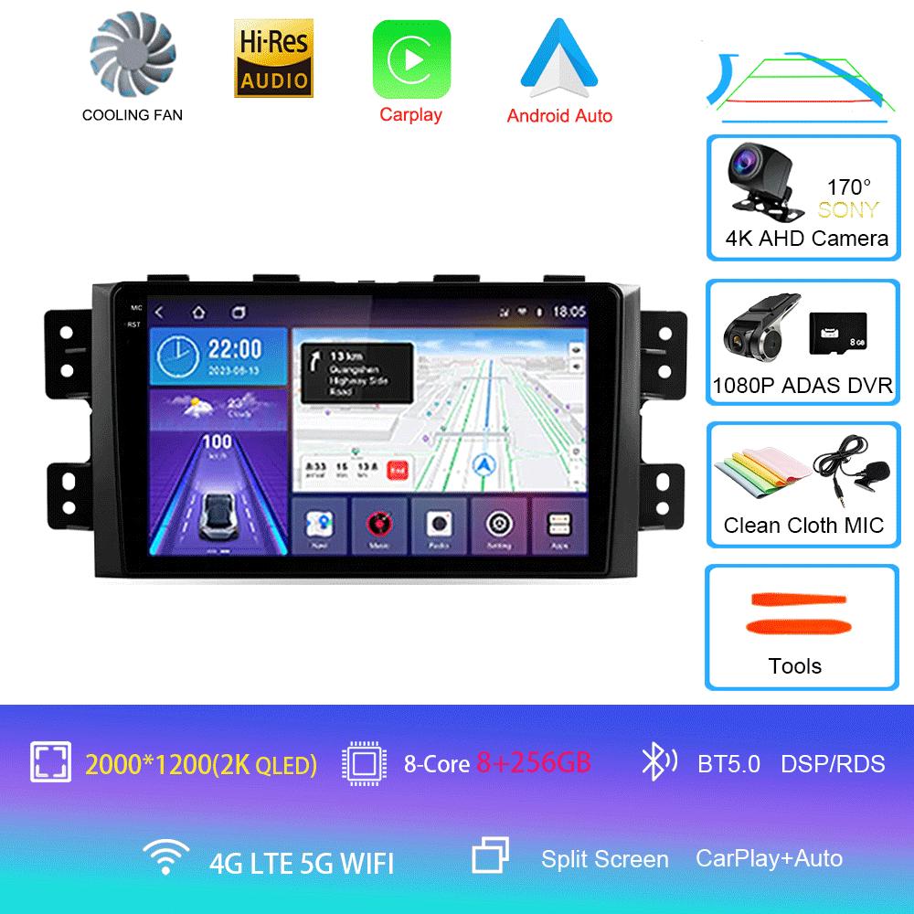 Android 14 Car radio For Kia Mohave 2008 - 2016 Borrego 2008 - 2011 Multimedia Video Player Stereo Navigation GPS
