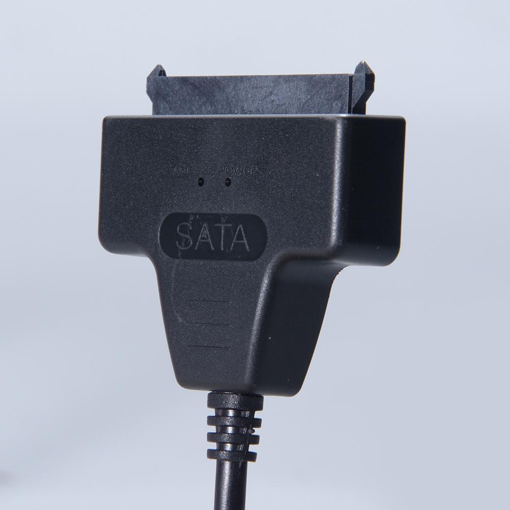SATA to USB 2.0 Converter Hard Drive Adapter Cable for SSD HDD Black Black#0