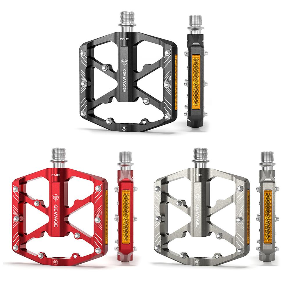 Buy Bicycle Pedals 3 Bearing Road MTB Mountain Bike Flat Pedal with