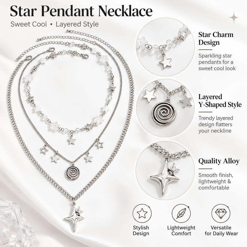 Rhinestone Clavicle Chain Alloy Y Shaped Necklace New Choker Necklace Girls