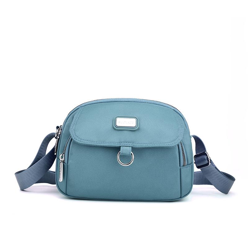 

Casual 3 Layers Women Small Shoulder Bag Durable Fabric Girls Mini Bag Pretty Style female Shopping Messenger Bag 23cm x 17cm x 11cm