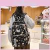 Stylish Cartoon Pattern Backpack For Teens Durable Versatile Outdoor Travel Bag