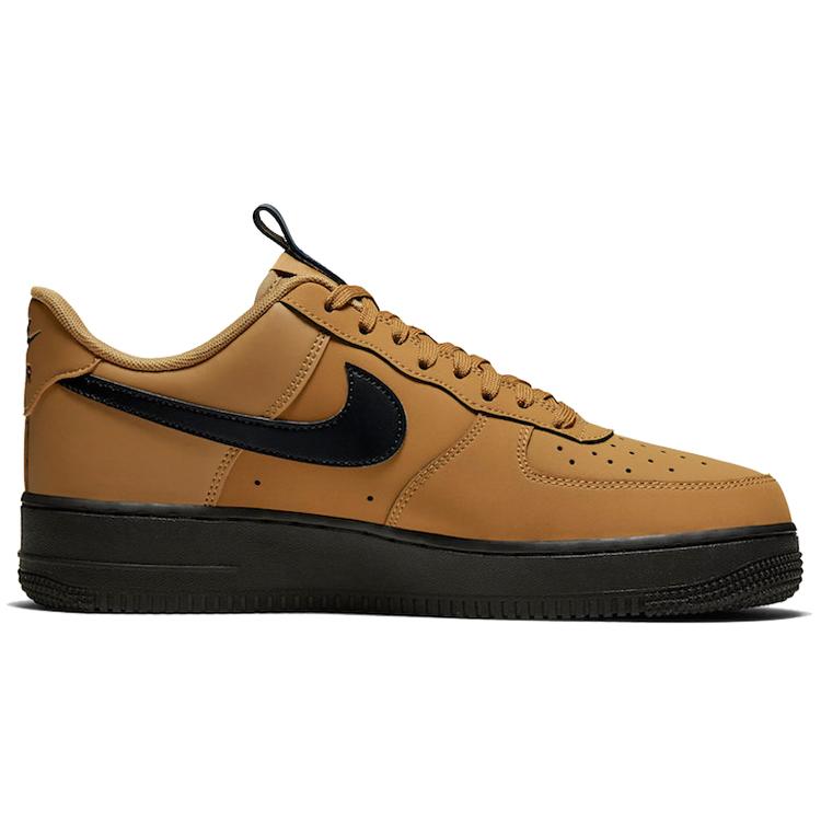 New Nike Air Force 1 Low Wheat Black BQ4326-700