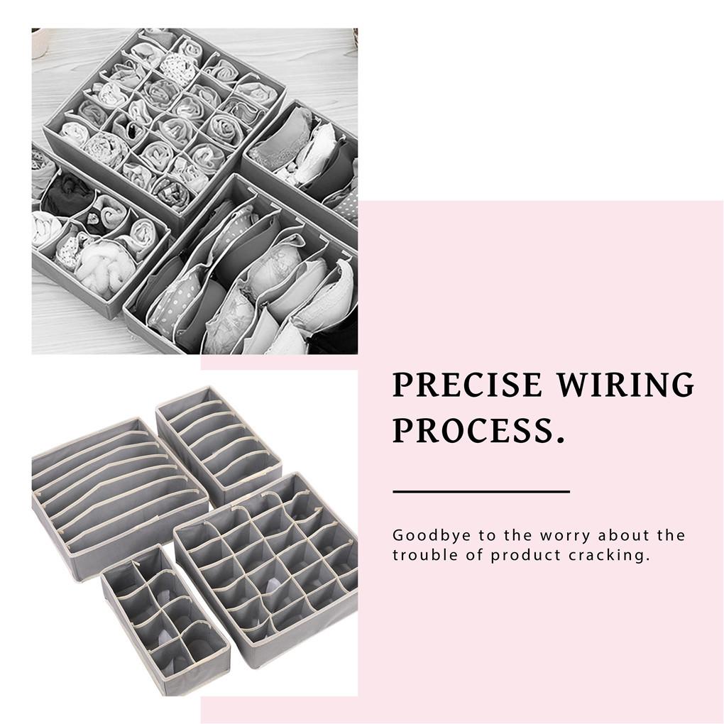 Schubladen Unterwäsche Organizer Zuhause Kleiderschrank Schublade BH Vliesstoff Aufbewahrungshalter Box