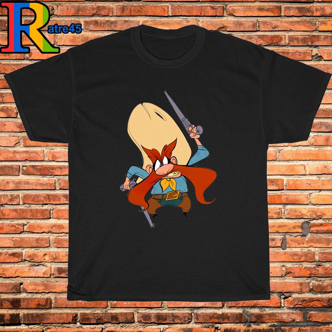Men s and Women s T-shirts Looney Tunes Yosemite Sam Outlaw L