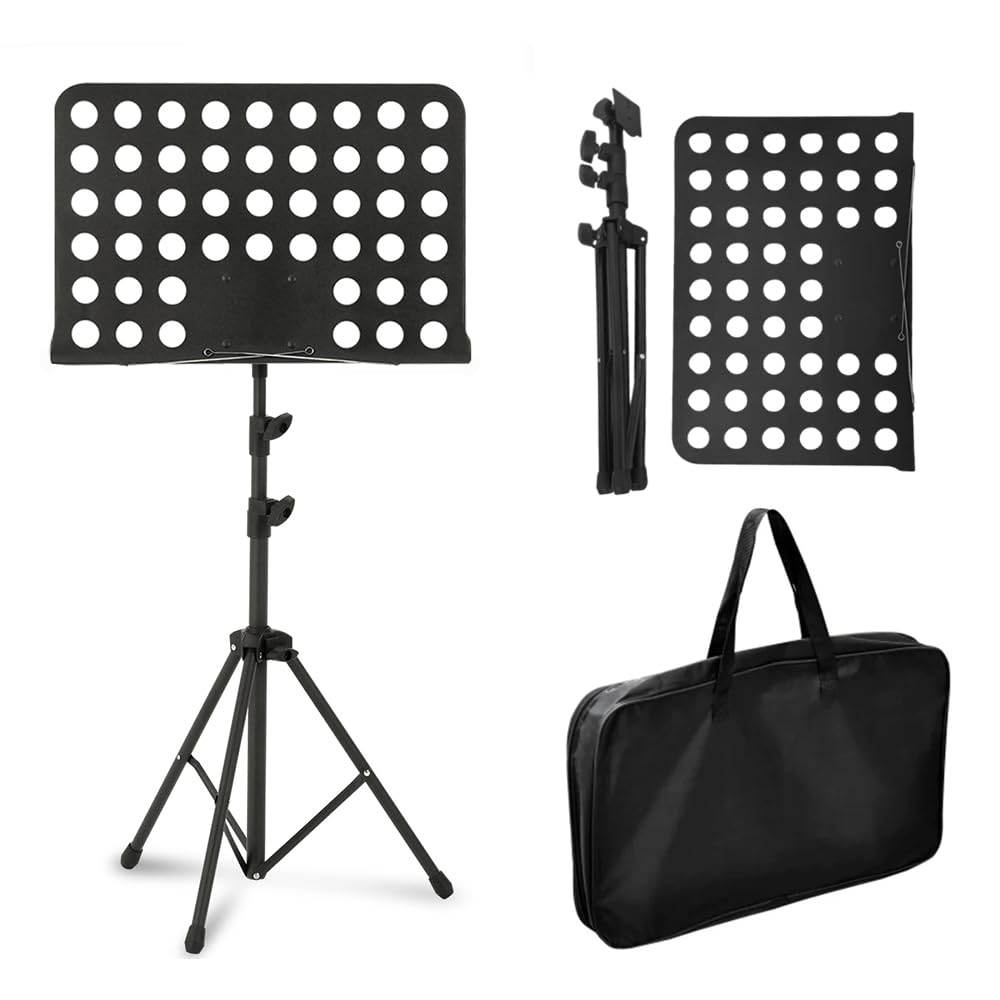 

YFFSFDC Music Adjustable Height Reading Writing Multifunctional Stand, Foldable, (65-150cm), Tripod, Stable, Stand, Stand, Book/Menu Stand, Vertical,